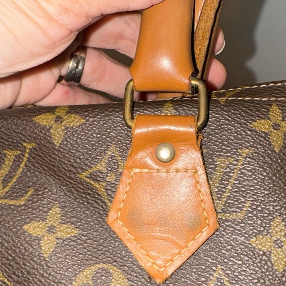 Authentic French Co Louis Vuitton LV Hand Bag Speedy 30 Brown Monogram - Picture 3 of 8